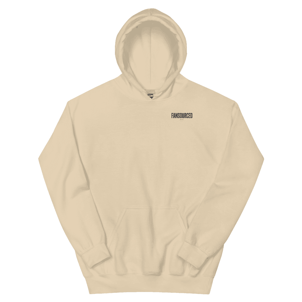 FanSourced Logo Hoodie on Sand Hoodie