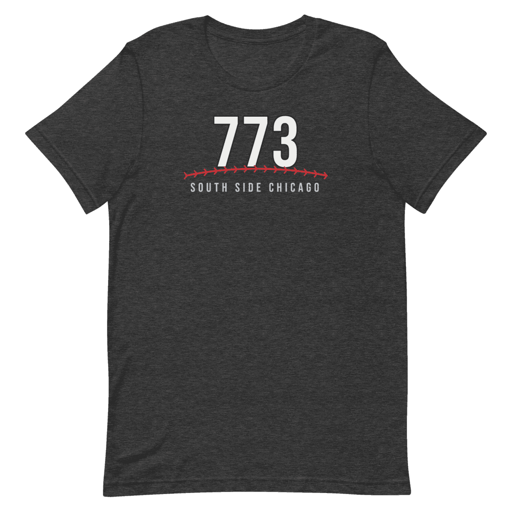 773 South Side Stitch — Dark Grey Heather T-Shirt