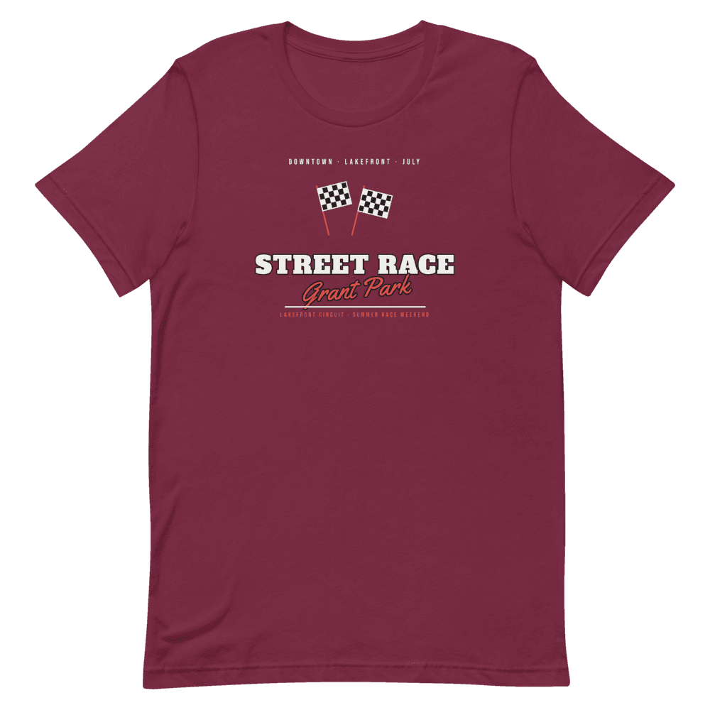 Grant Park Street Race Weekend — Maroon T-Shirt