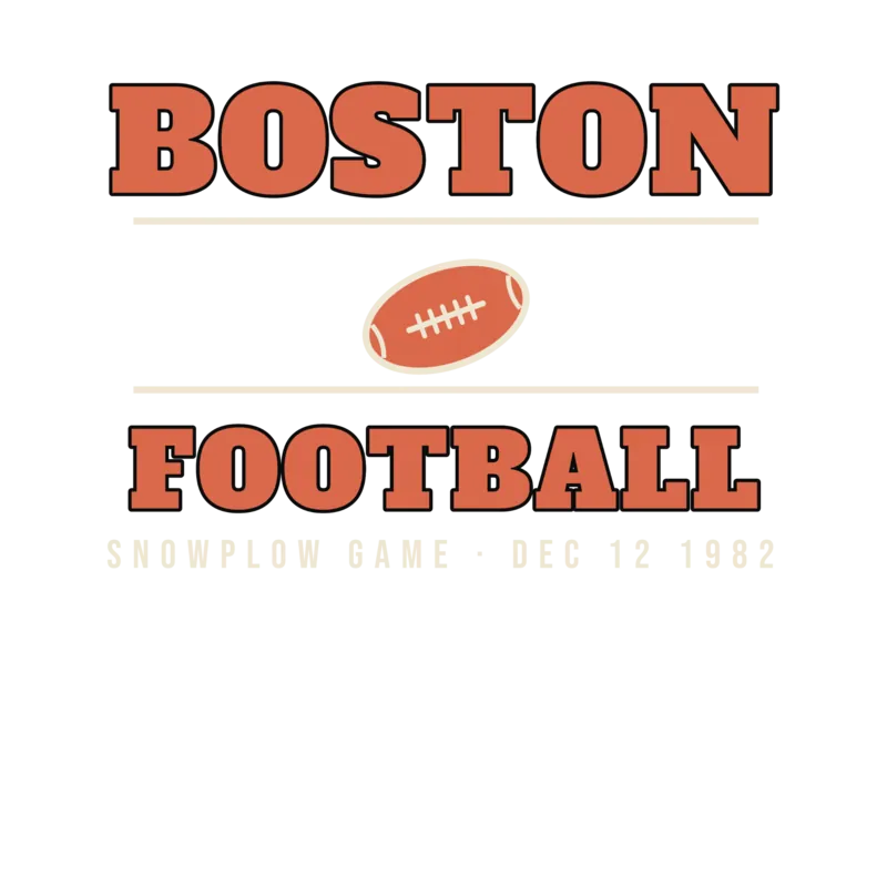 Boston Football Snowplow Game 1982 — original artwork