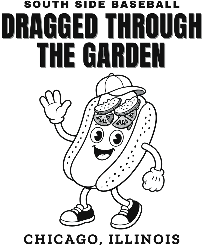 Chicago South Side Baseball Dragged Through the Garden — original artwork