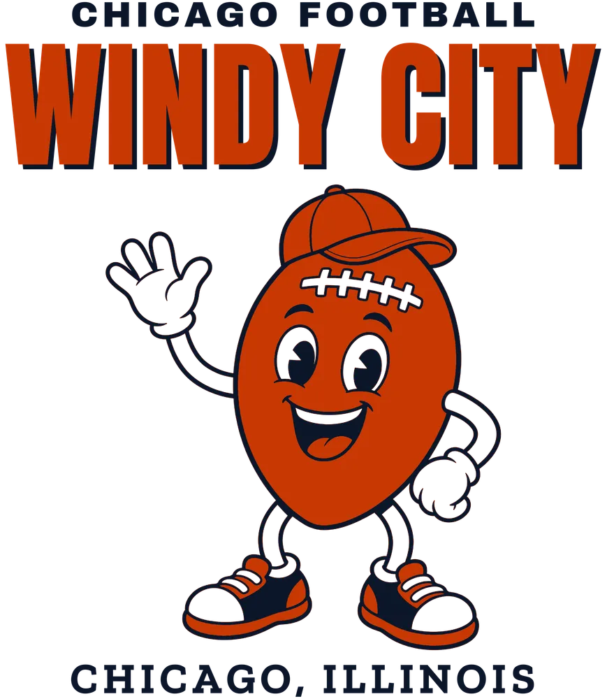 Chicago Football Windy City Pigskin — original artwork