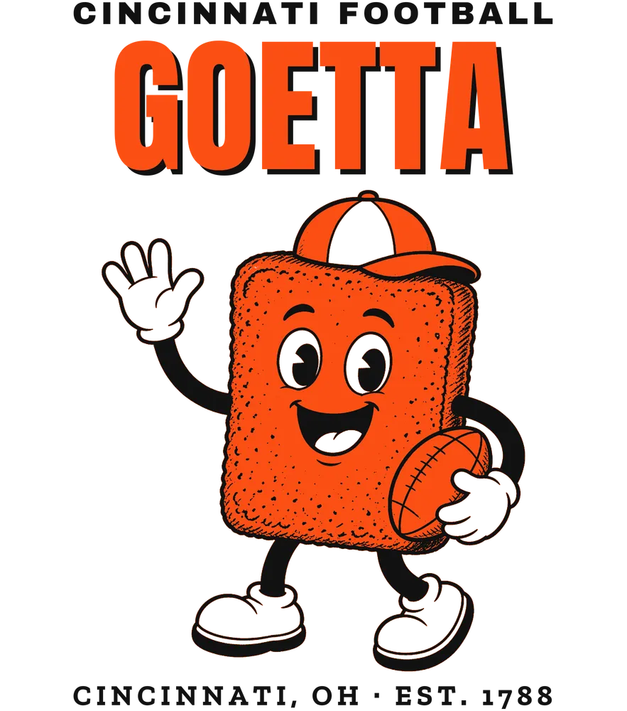 Cincinnati Football Goetta Brick — original artwork