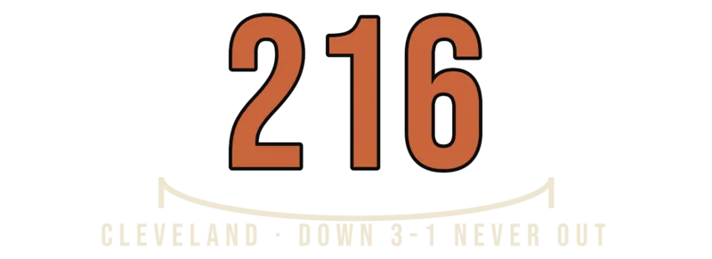 Cleveland 216 Basketball Down 3-1 Never Out — original artwork