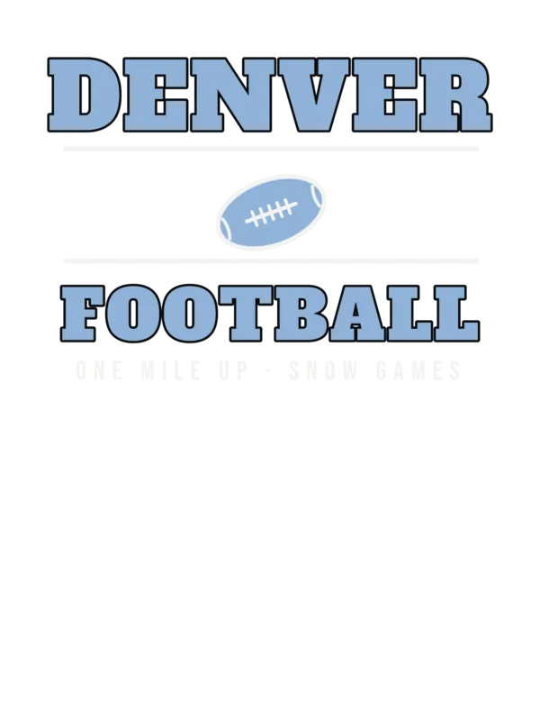 Denver Football One Mile Up — original artwork