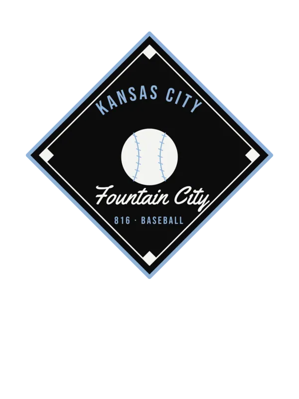 Kansas City Fountain City Baseball Diamond — original artwork
