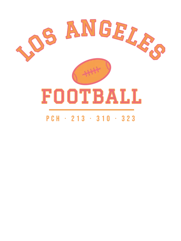 Los Angeles Football PCH Collegiate Arch — original artwork