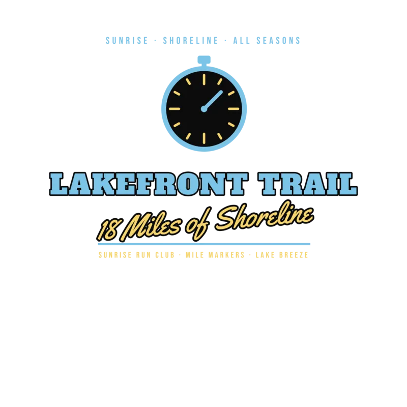Lakefront Trail 18 Miles Run Club — original artwork