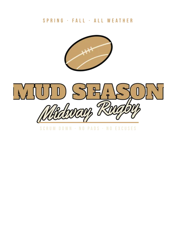 Midway Mud Season Rugby — original artwork