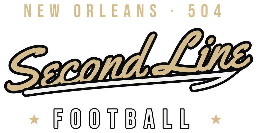 New Orleans Second Line Football — original artwork