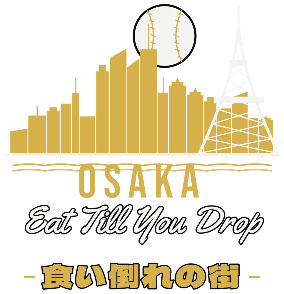 Osaka Eat Till You Drop Skyline Baseball — original artwork