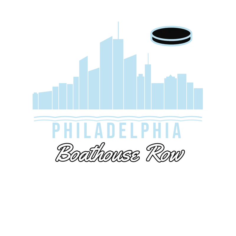 Philadelphia Boathouse Row Skyline Hockey — original artwork