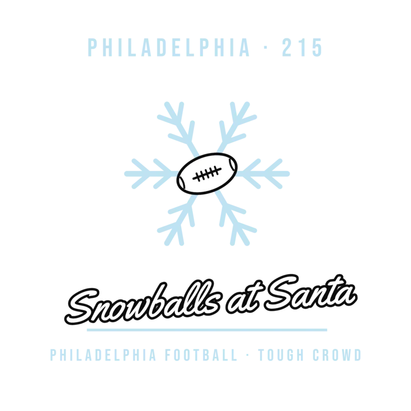 Philadelphia Football Snowballs at Santa 1968 — original artwork