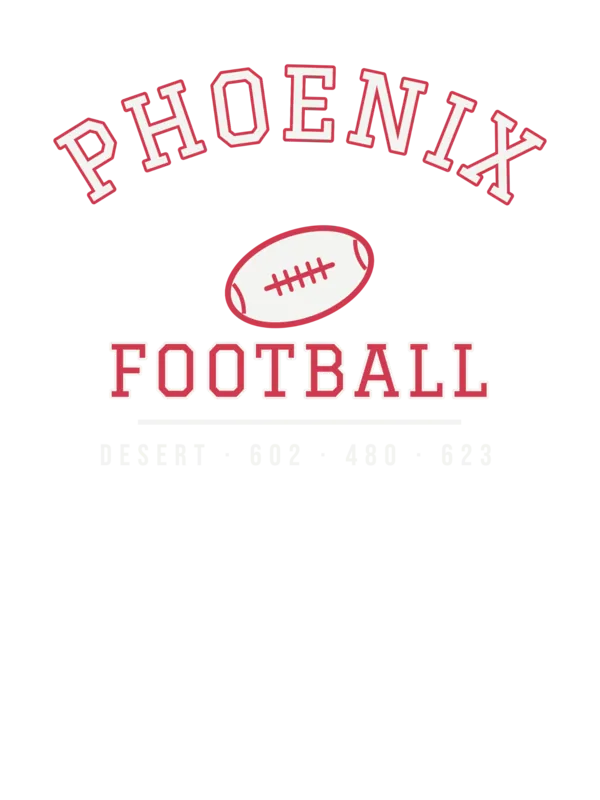 Phoenix Desert Football Collegiate Arch — original artwork