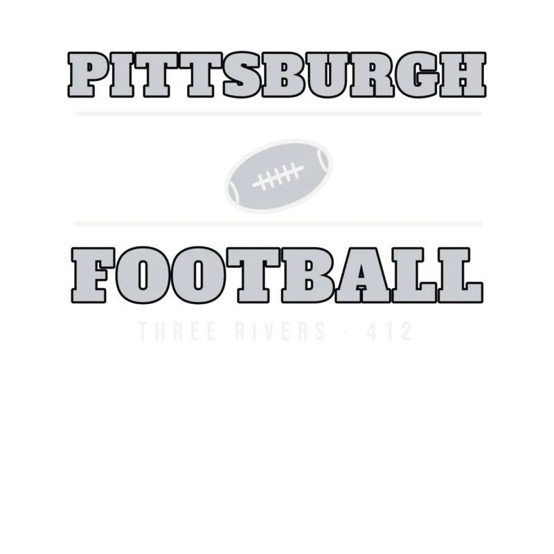 Pittsburgh Football Three Rivers — original artwork