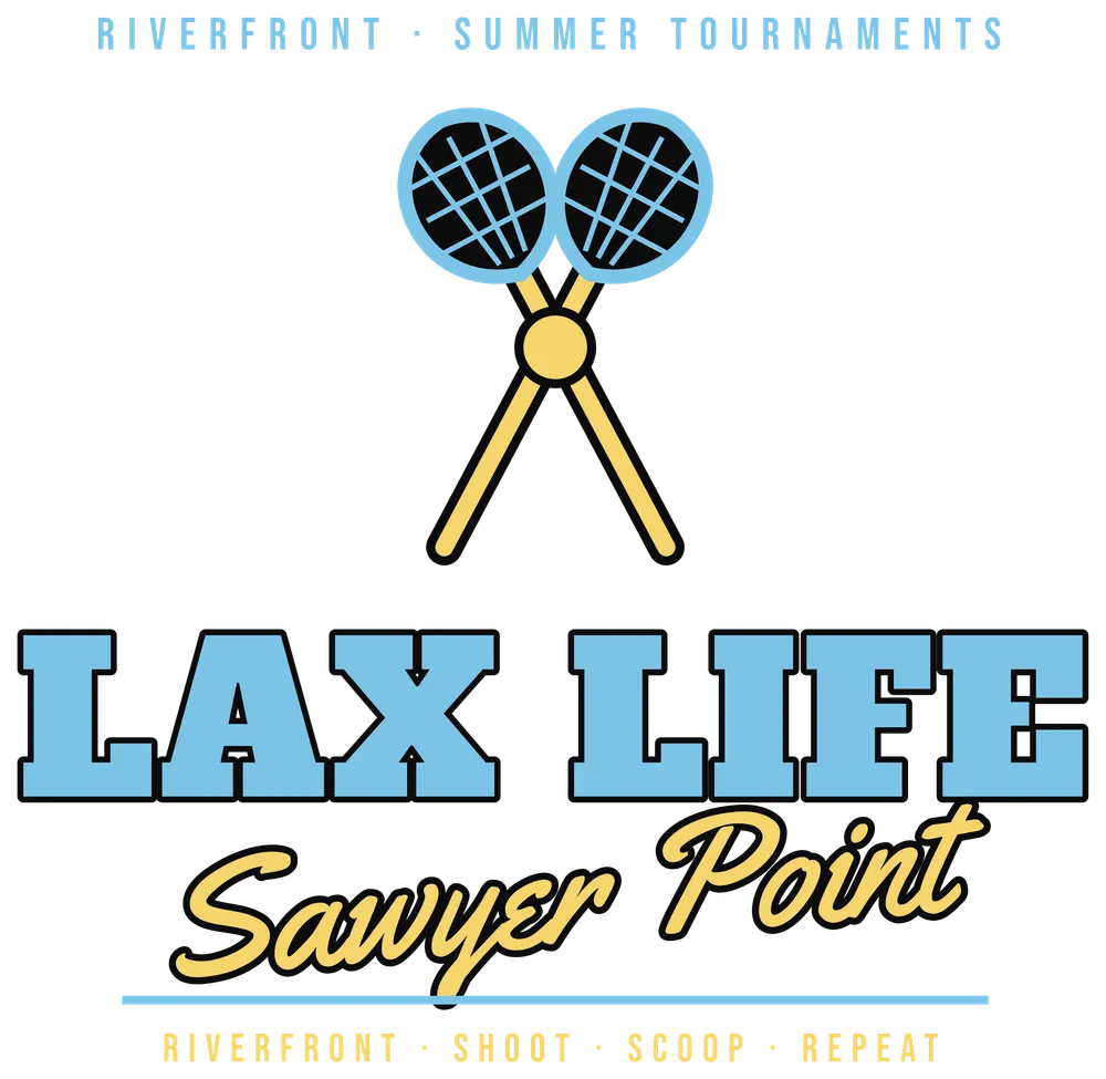 Sawyer Point Lax Riverfront Lacrosse — original artwork