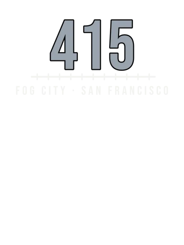 San Francisco 415 Fog City Football — original artwork