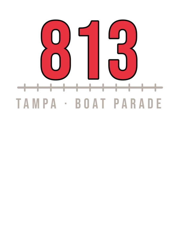 Tampa 813 Boat Parade Football — original artwork
