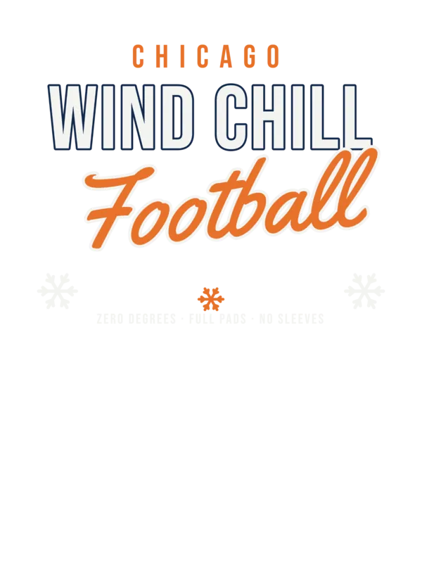Chicago Wind Chill Football — original artwork