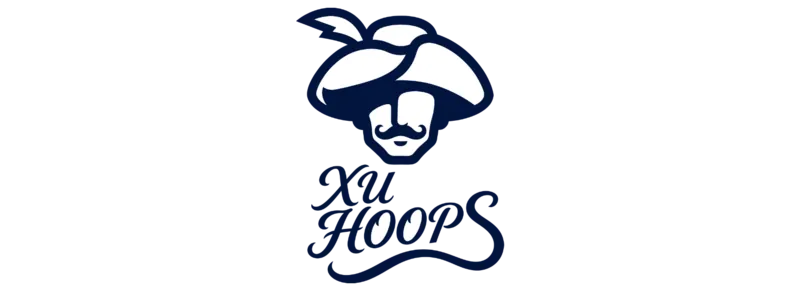 XU Hoops Musketeer Script — original artwork