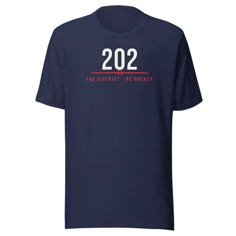 Washington DC 202 District Hockey — Navy T-Shirt