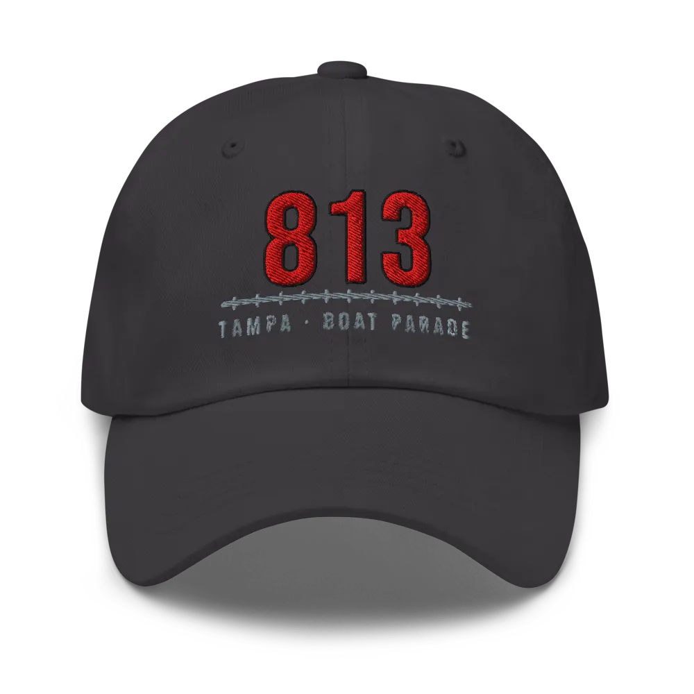 Tampa 813 Boat Parade Football — Dark Grey Hat