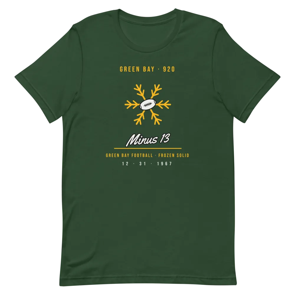 Green Bay Football Minus 13 1967 — Forest T-Shirt