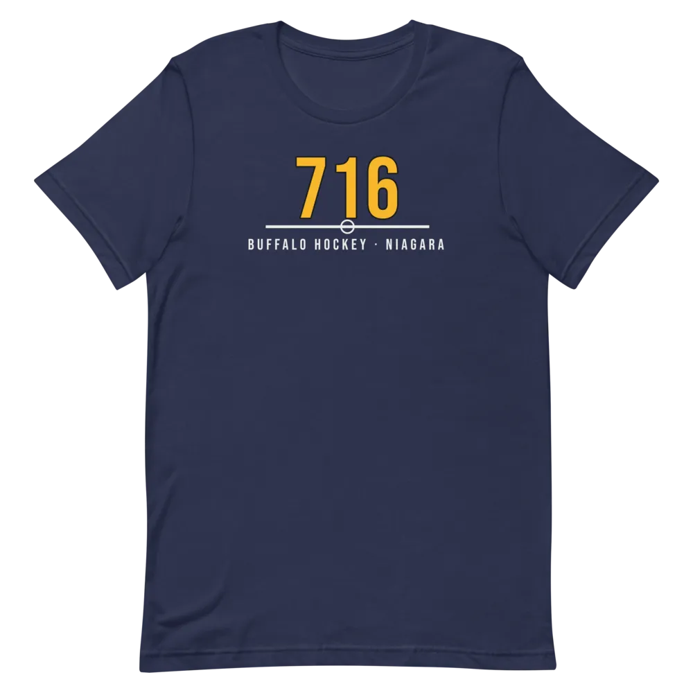 Buffalo 716 Hockey — Navy T-Shirt