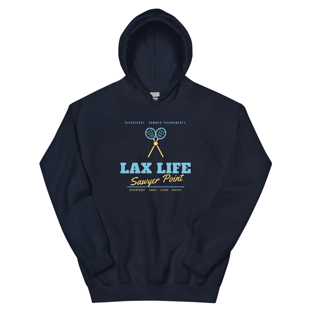 Sawyer Point Lax Riverfront Lacrosse — Navy Hoodie