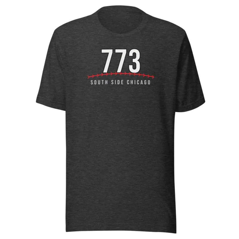 773 South Side Stitch — Dark Grey Heather T-Shirt
