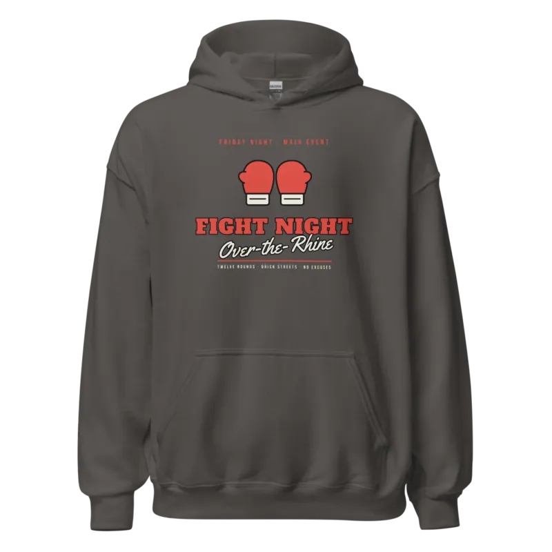 Over-the-Rhine Fight Night — Charcoal Hoodie