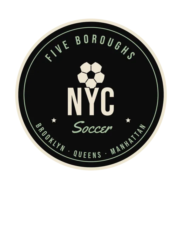 Five Boroughs NYC Soccer Badge — Sticker