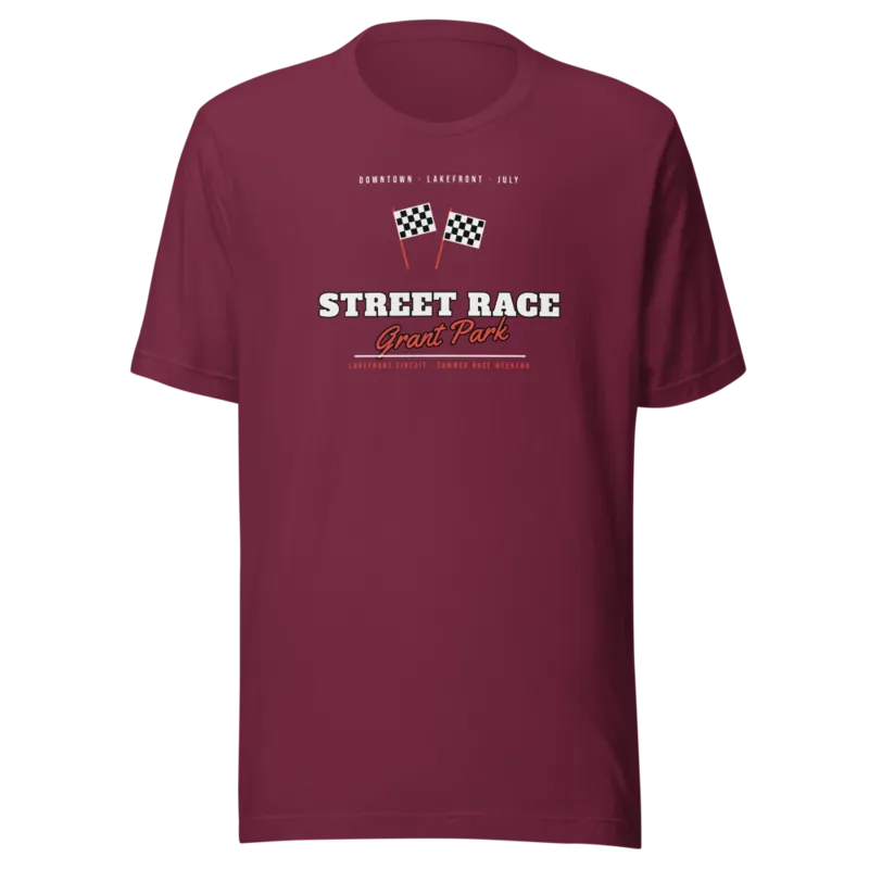 Grant Park Street Race Weekend — Maroon T-Shirt