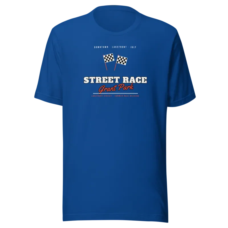 Grant Park Street Race Weekend — True Royal T-Shirt