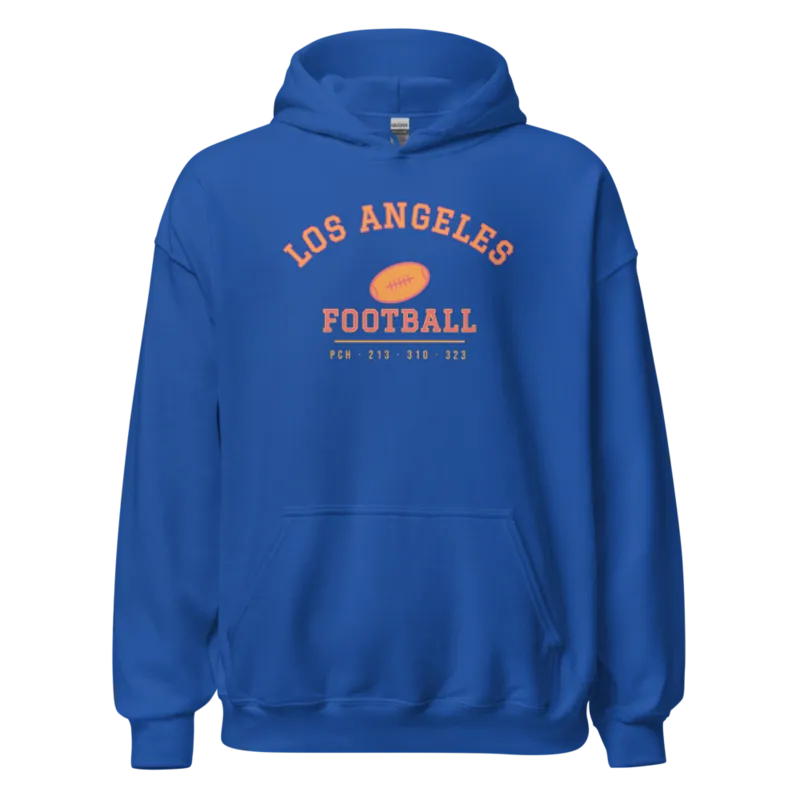 Los Angeles Football PCH Collegiate Arch — Royal Hoodie