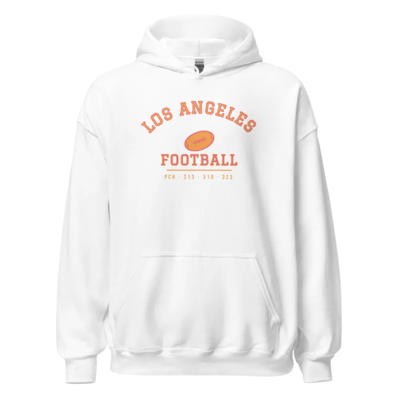 Los Angeles Football PCH Collegiate Arch — White Hoodie