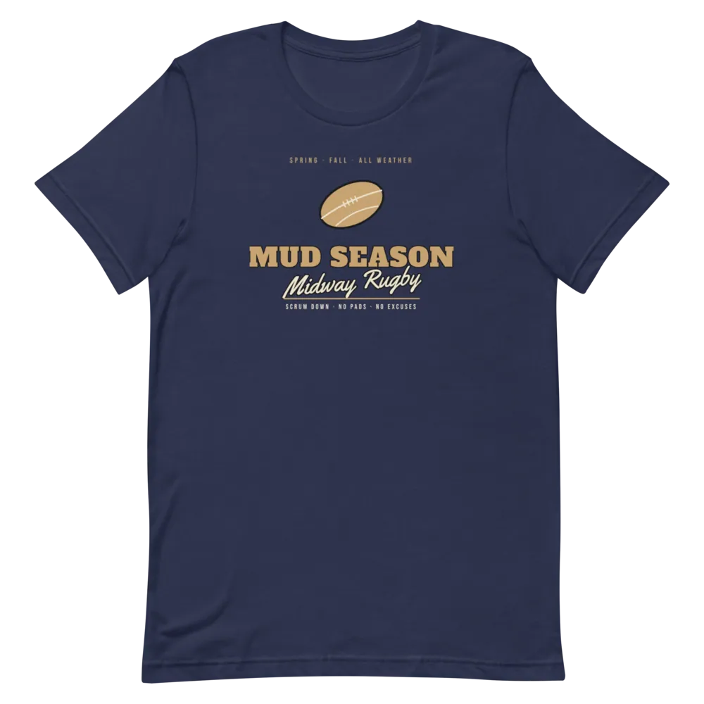 Midway Mud Season Rugby — Navy T-Shirt