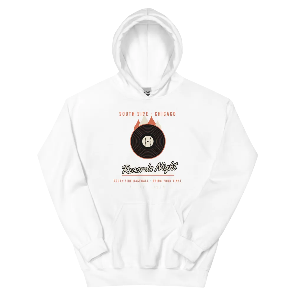 Chicago South Side Vinyl Night 1979 — White Hoodie