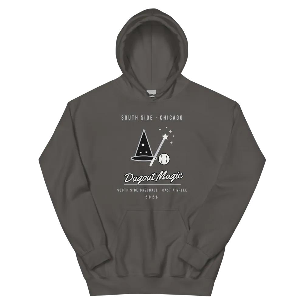 Chicago South Side Dugout Magic 2026 — Charcoal Hoodie